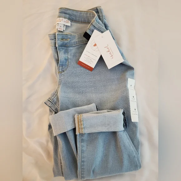 NWT  Isabel Skinny Leg Cuffed Maternity Pants - Picture 2 of 7